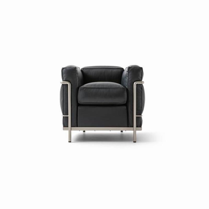 Canapé Le Corbusier Grand Confort, design moderne du début du XXe siècle, esthétique intemporelle